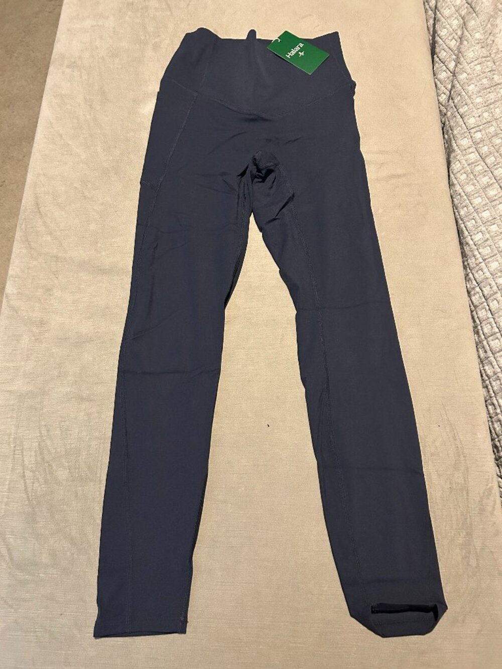 NWT Halara UltraSculpt Tummy Control High Rise Pocket Leggings Mood Indigo NWT S